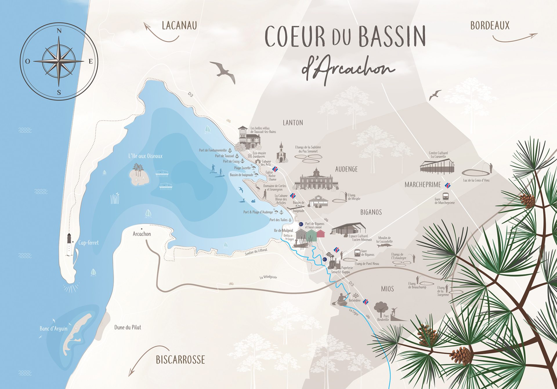 Office de Tourisme Coeur du Bassin d'Arcachon - Préparez votre séjour